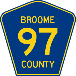 [ Broome County Route Marker ]