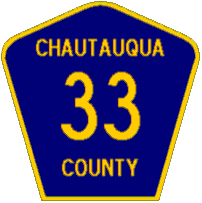 [ Chautauqua County Route Marker ]
