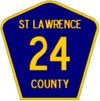 [ St. Lawrence County Route Marker ]