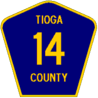 [ Tioga County Route Marker ]